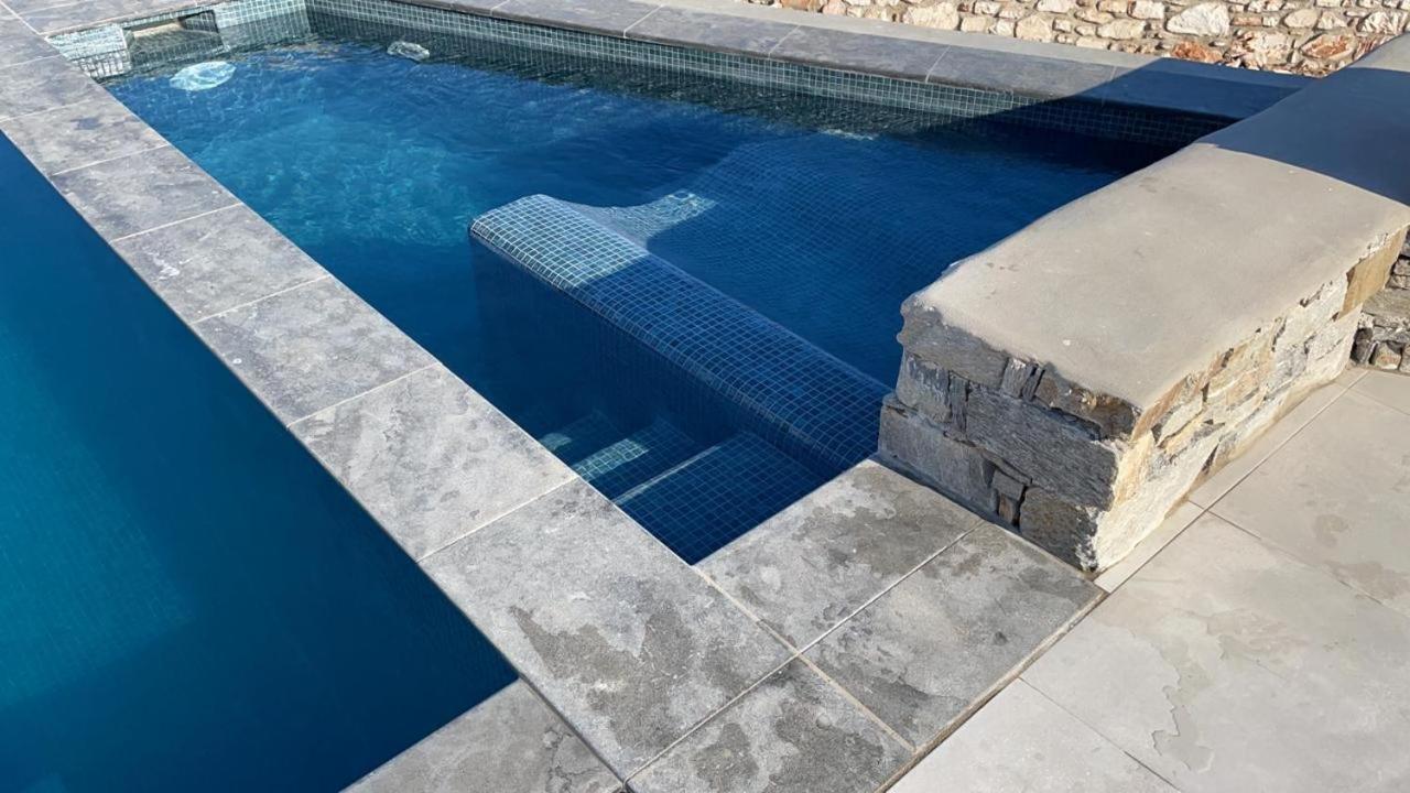 Paros-Memories-Neubau-Villen, Sportpool Aspro Chorio Exteriér fotografie