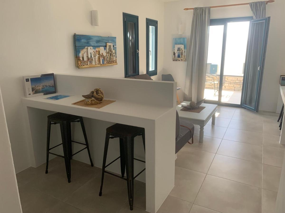 Paros-Memories-Neubau-Villen, Sportpool Aspro Chorio Exteriér fotografie