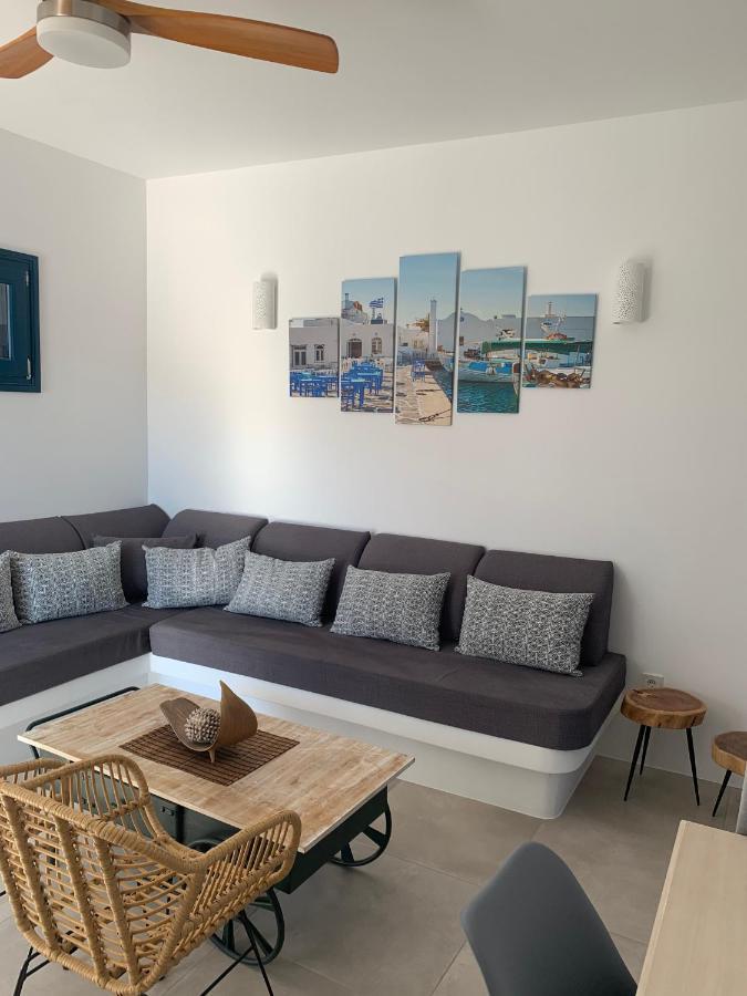 Paros-Memories-Neubau-Villen, Sportpool Aspro Chorio Exteriér fotografie
