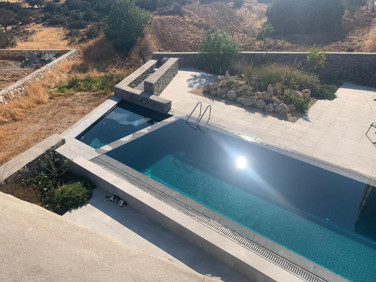 Paros-Memories-Neubau-Villen, Sportpool Aspro Chorio Exteriér fotografie