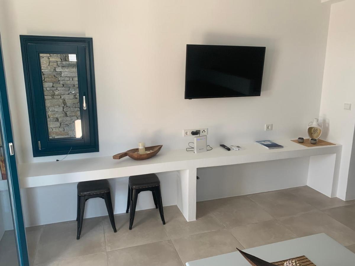 Paros-Memories-Neubau-Villen, Sportpool Aspro Chorio Exteriér fotografie