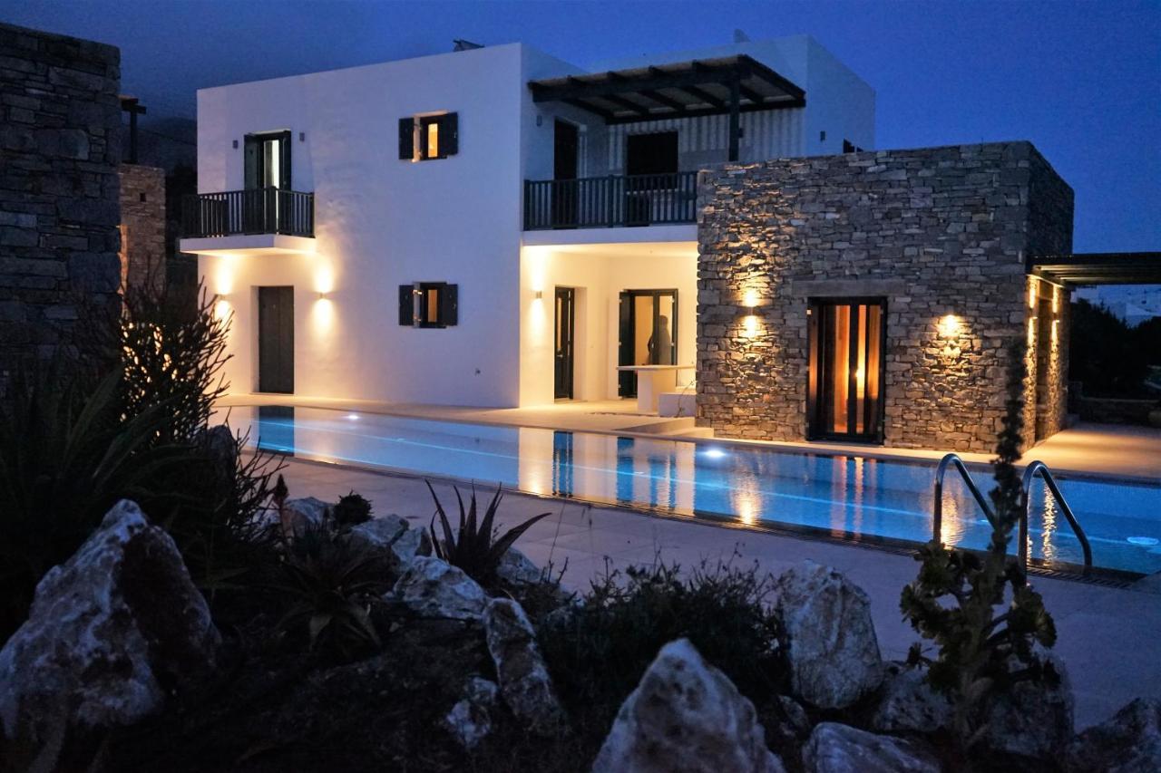 Paros-Memories-Neubau-Villen, Sportpool Aspro Chorio Exteriér fotografie